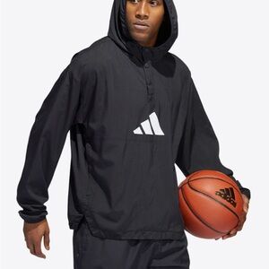 adidas Black Windbreaker Jacket HF4196